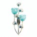 Peacock Blossom Duo Cup Sconce